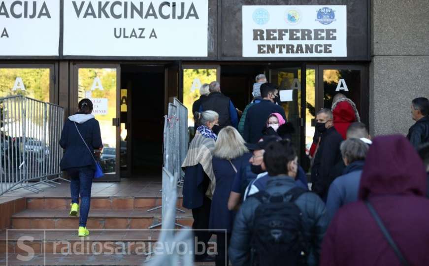 U Kantonu Sarajevo potpuno vakcinisano 49,1 posto građana 